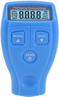GM200 Digitale Coating Film Verf Meetinstrumenten Dikte Meters Tester Non-Magnetische Auto Oppervlak Dikte Gauge GM200-blauw