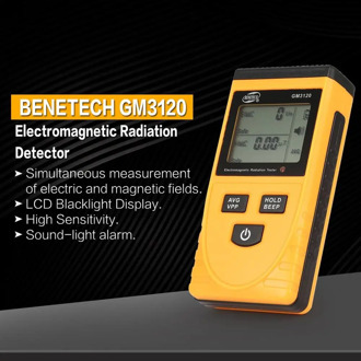 GM3120 LCD Digital Electromagnetic Radiation Detector Meter Dosimeter Tester Counter for Computer Phone TV 5hz-3500mhz