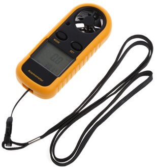 GM816 Mini Digitale Anemometer Windsnelheid Temperatuur Tester W/Lcd Backlight 94 Pc
