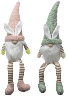 Gnoom paashaas bungelbenen 39cm verschillende