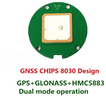 gnss smart antenne moduel Gps glonass dual mode werking Voor UAV Flight Control APM 2.8 elektronische kompas HMC5883