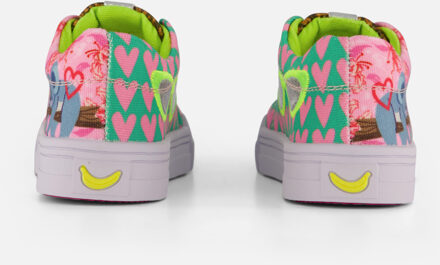 Go Bananas Koala Sneakers roze Canvas - 24,25,26,31,32