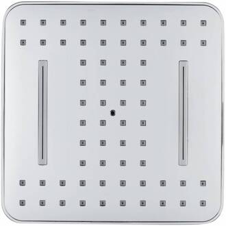 Go Bisa hoofddouche 12 1 jet 200 x 200 mm antikalk membraan universele aansluiting 1/2 voor wandmontage