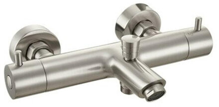 Go by Van Marcke badkraan - 26.3cm - opbouw - thermostatisch - messing RVS geborsteld YH2912LN