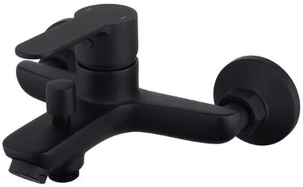 Go by Van Marcke Badkraan Go by van Marcke Cocoon Black Opbouw Mengkraan Mat Zwart Go by Van Marcke