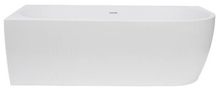 Go by Van Marcke D-Shape Design - halfvrijstaand bad - 180x80x60cm - hoek links - acryl - mat wit 20006163 Wit mat
