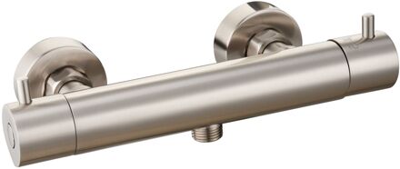 Go by Van Marcke Douchekraan Go by van Marcke Cocoon Inox Opbouw Thermostatisch Brushed Nikkel Go by Van Marcke