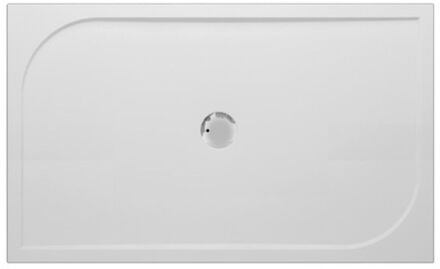 Go by Van Marcke Go Argon douchebak polybeton gelcoat 1200x900x30mm rechthoek afvoer D90mm zonder potenstel wit