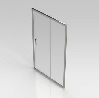 Go by Van Marcke Go Belo schuifdeur 1200x1900mm 6mm easy clean glas profielen aluminium verchroomd
