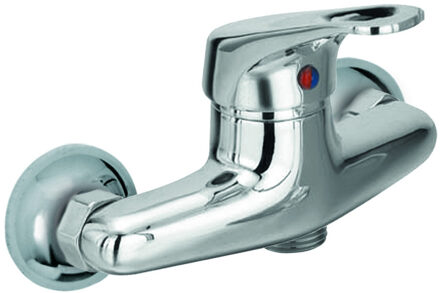 Go by Van Marcke Go Flow eengreepsmengkraan douche hartafstand 15 cm keramische schijven inclusief rozetten en Skoppelingen