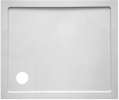Go by Van Marcke Go Helion douchebak kunststofcomposiet 1000x900x35mm rechthoek afvoer D90mm zonder potenstel wit