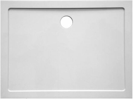 Go by Van Marcke Go Helion douchebak kunststofcomposiet 1400x900x35mm rechthoek afvoer D90mm zonder potenstel wit