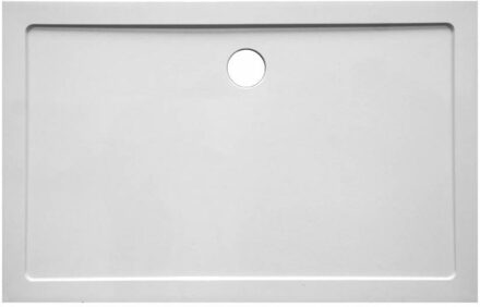 Go by Van Marcke Go Helion douchebak kunststofcomposiet 1800x900x35mm rechthoek afvoer D90mm zonder potenstel wit