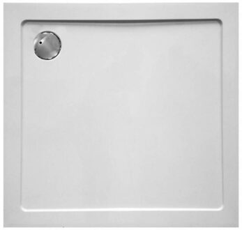 Go by Van Marcke Go Helion douchebak kunststofcomposiet 80x80x3.5cm vierkant afvoer D90mm wit