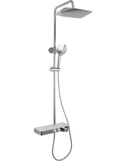 Go by Van Marcke Go Ivory regendoucheset thermostatisch met 3 standen chroom