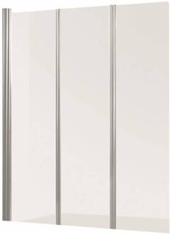 Go by Van Marcke Go Malia badwand - 130x140cm - 5mm - omkeerbaar - 3 delig - chroom - met liftsysteem - helder glas