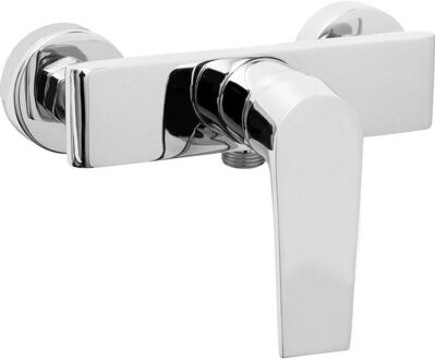 Go by Van Marcke Go Move douchemengkraan eengreeps hartafstand 15 cm keramische schijven inclusief rozetten en Skoppelingen chroom