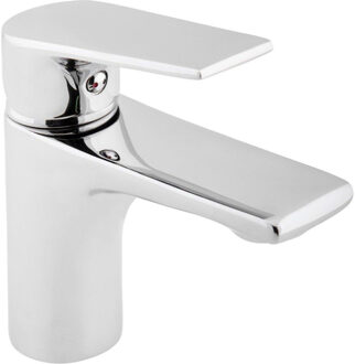 Go by Van Marcke Go Move wastafelmengkraan eengreeps met PushOpen keramische schijven inclusief flexibele slangen en bevestigingsset chroom