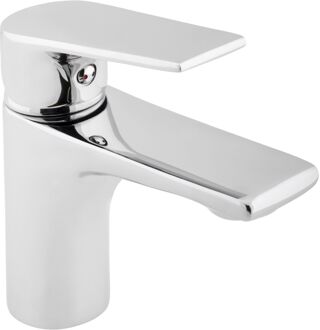 Go by Van Marcke Go Move wastafelmengkraan eengreeps met PushOpen keramische schijven inclusief flexibele slangen en bevestigingsset chroom