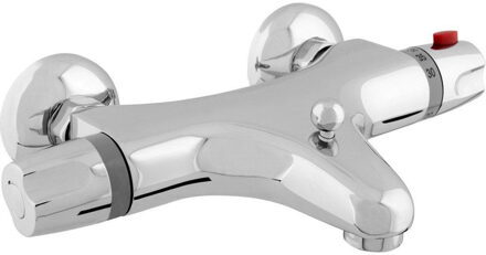 Go by Van Marcke Go Surf badmengkraan thermostatisch veiligheidsblokkering hartafstand 15 cm keramische schijven inclusief rozetten en Skoppelingen chroom