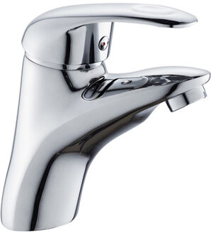 Go by Van Marcke Go Surf eengreepsmengkraan wastafel met automatische afloop waterbesparend keramische schijven inclusief flexibele slangen en bevestigingsset