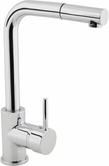 Go by Van Marcke Keukenmengkraan VM Cocoon met Draaibare en Uittrekbare Uitloop Chroom