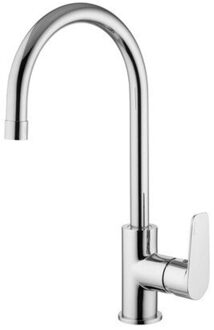 Go by Van Marcke Nemo Nero wastafelkraan - 37.9cm - opbouw - mengkraan - draaibaar - messing chroom LM180CR-VM