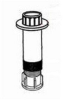 Go by Van Marcke Potenstel Van Marcke Helion 80x80 en 90x90 cm Voor Kwartronde Douchebak Go by Van Marcke