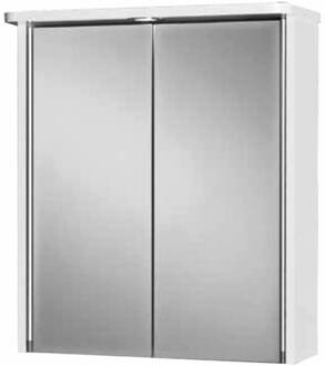 Go by Van Marcke Spiegelkast Go By Van Marcke Tamrus 55x63x15cm MDF LED Verlichting Wit