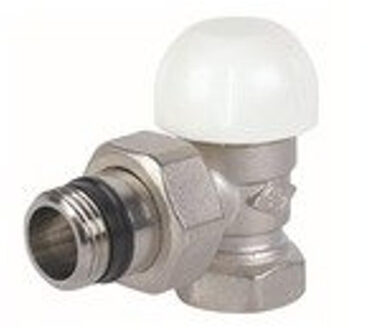 Go by Van Marcke thermostatische radiatorkraan voor stalen buizen haaks aansluiting 1/2 F met zelfafdichtend aansluiting staartstuk B V12310QVMK