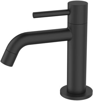 Go by Van Marcke Toiletkraan Cocoon - Lage Uitloop - Zwart Mat - 14,1cm