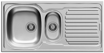 Go by Van Marcke Wastafel Inbouwspoeltafel By Van Marcke Lisa RVS Satijn 1000x500mm