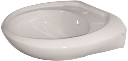 Go by Van Marcke Wastafel VM Isifix Ifix 57x44x17cm Porselein Wit Met Overloop