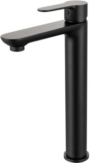 Go by Van Marcke Wastafelmengkraan Helene - Hoge Uitloop - Zwart Mat - 30,8cm
