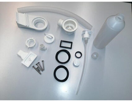 Go by Van Marcke zeepdispenser plug en bevestigingsset voor Reo uitgietbakken 52 cm en 62 cm N. 613.100.002S