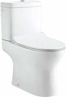 Go Gustav PACK staand toilet H uitgang 18 cm reservoir met Geberit spoelmechanisme porselein wit met dunne softclose en takeoff zitting