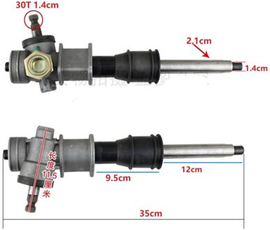 Go Kart Karting Atv Utv Buggy Vier Wiel 35 Cm Elektrische Kar Front Steering Rack Doos