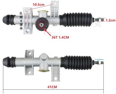 Go Kart Karting Atv Utv Buggy Vier Wiel 41 Cm Elektrische Kar Front Steering Rack Doos