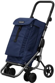 Go Up Premium - Blauw - Boodschappentrolley