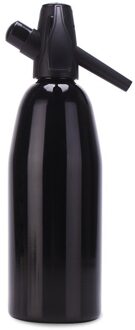 Goalone 1L Aluminium Soda Sifon Professionele Soda Fonkelende Water Maker Met Drukregelaar Voor Sap Dranken Cocktails zwart