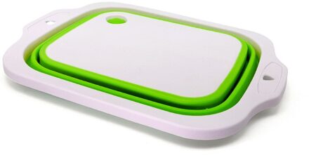 Goalone Inklapbare Wastafel Opvouwbare Snijplank Groente Bad Afvoer Mand Met Aftappen Plug Voor Keuken Reizen Camping