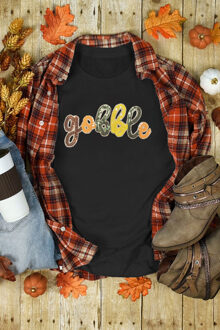 Gobble Graphic T-shirt - maat 3XL Zwart