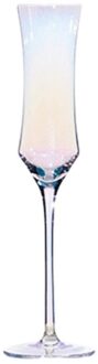 Goblet Cup Rainbow Crystal Champagne Cocktail Glas Wijn Drinken Bril Bruiloft Creatieve Thuis Party Bar Sap Dringking Cup Thin waist