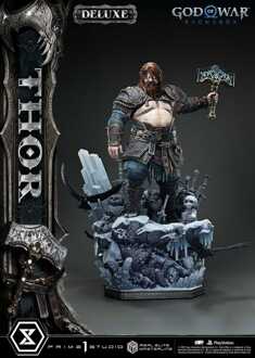 God of War: Ragnarök Real Elite Masterline Series Statue 1/3 Thor Deluxe Bonus Version 105 cm