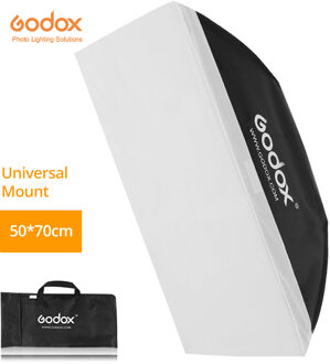Godox 20 "X 27" 50X70Cm Photo Studio Softbox Softbox Met Universal Mount Voor K-150A k-180A E250 E300 300SDI Studio Flash Strobe