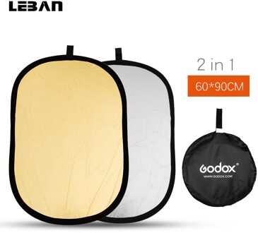 Godox 2in1 60X90Cm 80Cm 110Cm 100X150Cm 150X200Cm Draagbare Inklapbare licht Ronde Fotografie Reflector Voor Studio