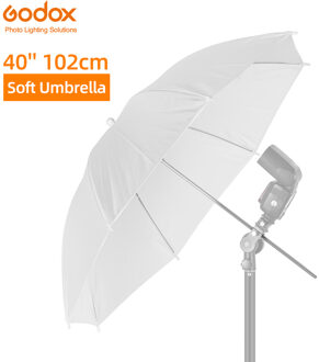 Godox 33 "84Cm 40" 102Cm 43 "108Cm Wit Soft Diffuser Studio Fotografie Doorschijnende Paraplu voor Studio Flash Strobe Verlichting 1stk 40 duim 102cm