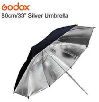 Godox 33 "Inch 83Cm Pro Fotografie Studio Reflector Zwart Zilver Paraplu Voor Foto Video Flash Studio Lamp Verlichting