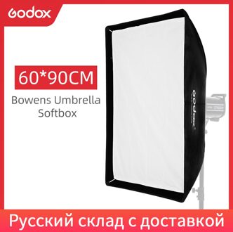Godox 60x90 cm Draagbare Rechthoekige Paraplu Softbox SB-UE 60x90 cm/24 ''* 35'' met Bowens Mount voor Studio Flash