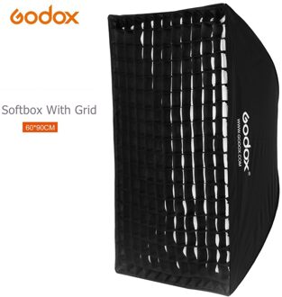 Godox 60X90 Cm Softbox Draagbare 24 "* 35" Honeycomb Grid Paraplu Foto Reflector Voor Godox Yongnuo flash Fotografie Accessoires